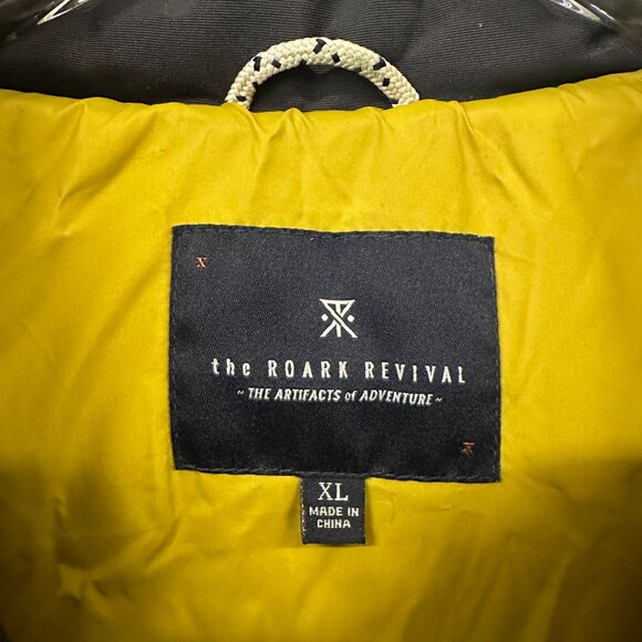 Roark Revival Quilted VestRust Burgundy Navy Blue XL - Picture 10 of 10